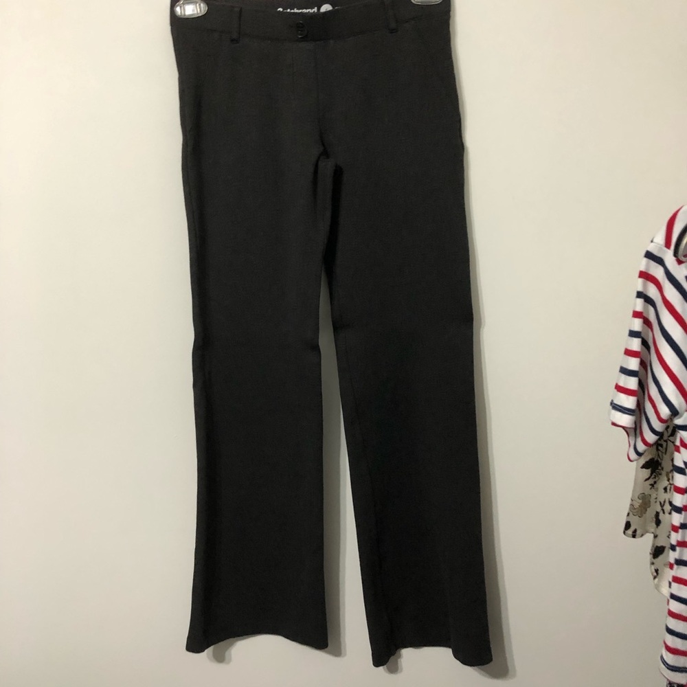 BETABRAND Wide Leg Stretch Pant Grey Small
